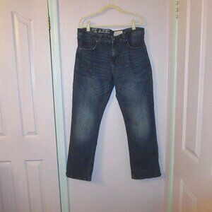 TK AXEL Slim BOOTCUT Jeans Size 38 DARK WASH Denim 7 POCKETS Stretch WESTERN Mid